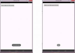 تبادل اطلاعات بین اکتیویتی ها