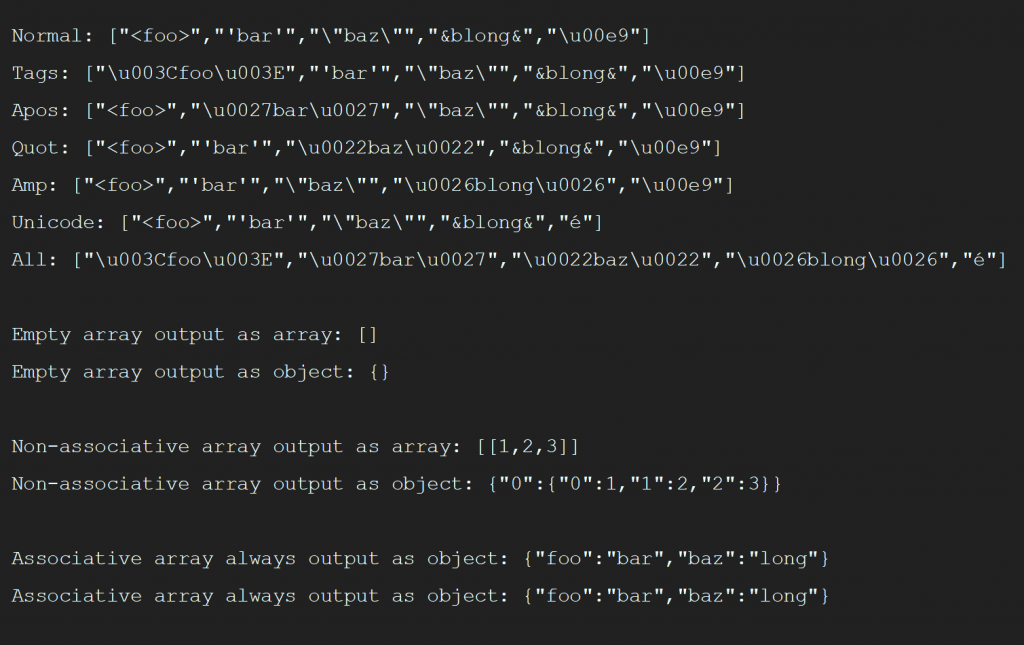 آموزش کار با تابع json_encode و نحوه تبدیل آرایه به json در php
