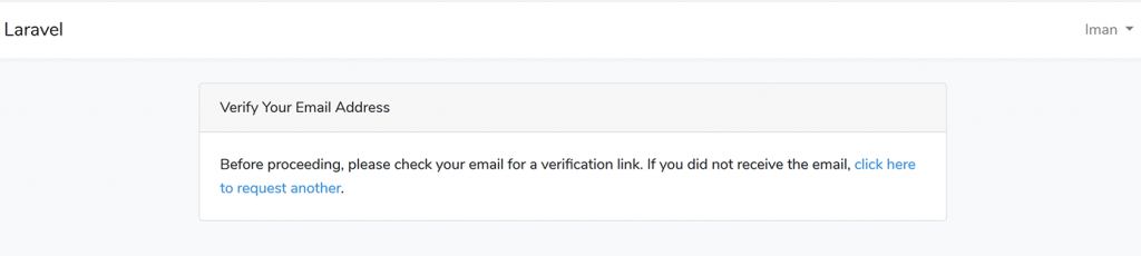 تأیید ایمیل در لاراول