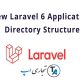 ساختار دایرکتوری فریمورک لاراول laravel