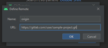 ایجاد ارتباط بین پروژه و گیت لب
