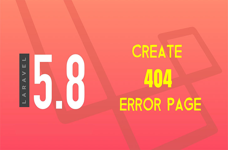 ایجاد صفحه خطای 404 در لاراول