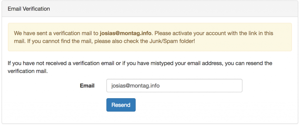 Laravel User Verification