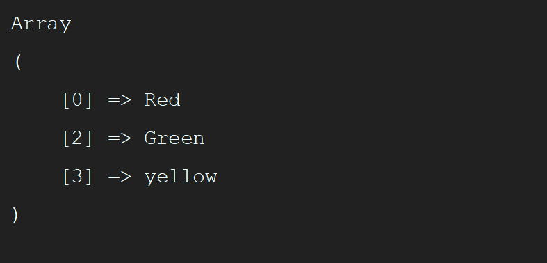 تابع unset() در php